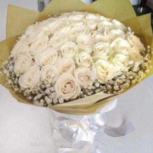 Representing Innocence - 36 Stems In Bouquet